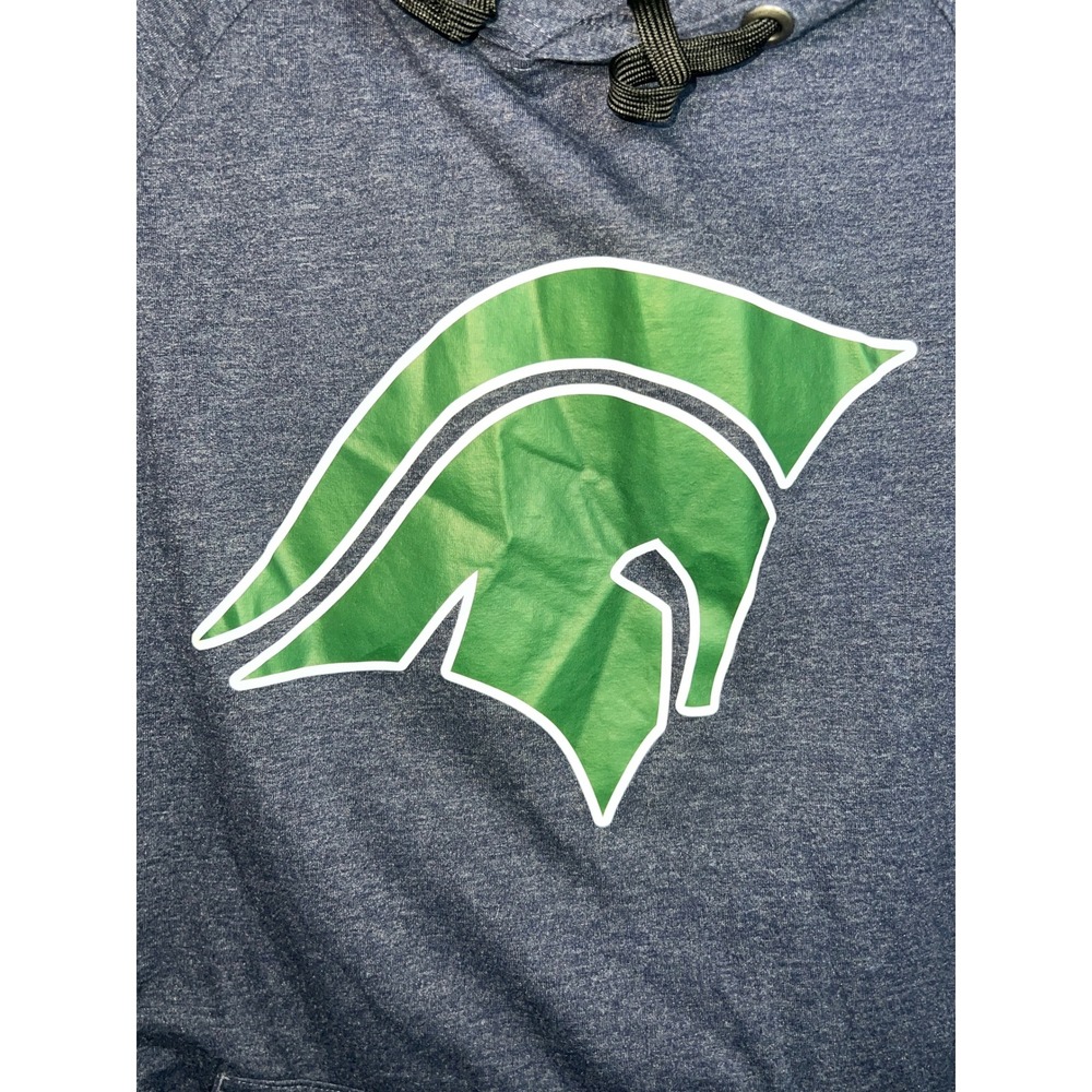 Michigan State Spartans Performance Hoodie Mens Medium Blue New Era College MSU - Picture 4 of 10